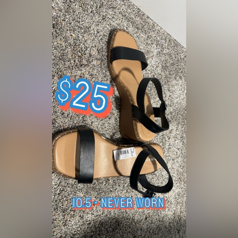 Torrid sandals with wedge